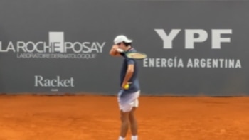 La emotiva escena de la final del Buenos Aires Challenger: el llanto de Facundo Mena en pleno partido