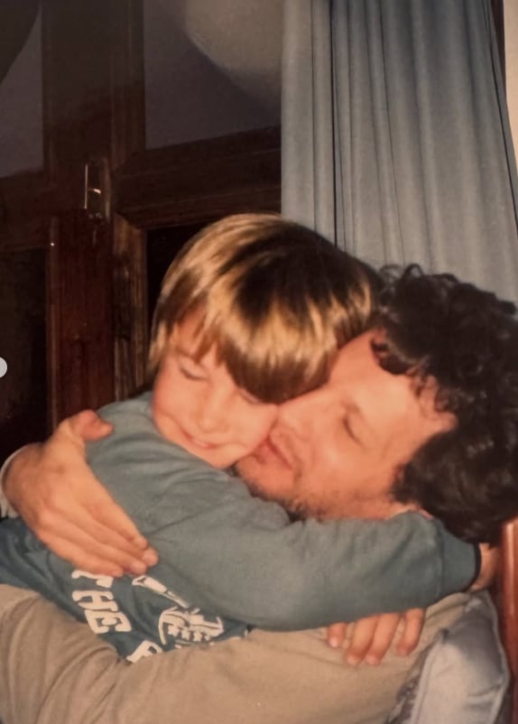 Manu Fanego recordó con unas fotos inéditas a su papá Daniel en el segundo aniversario de su fallecimiento