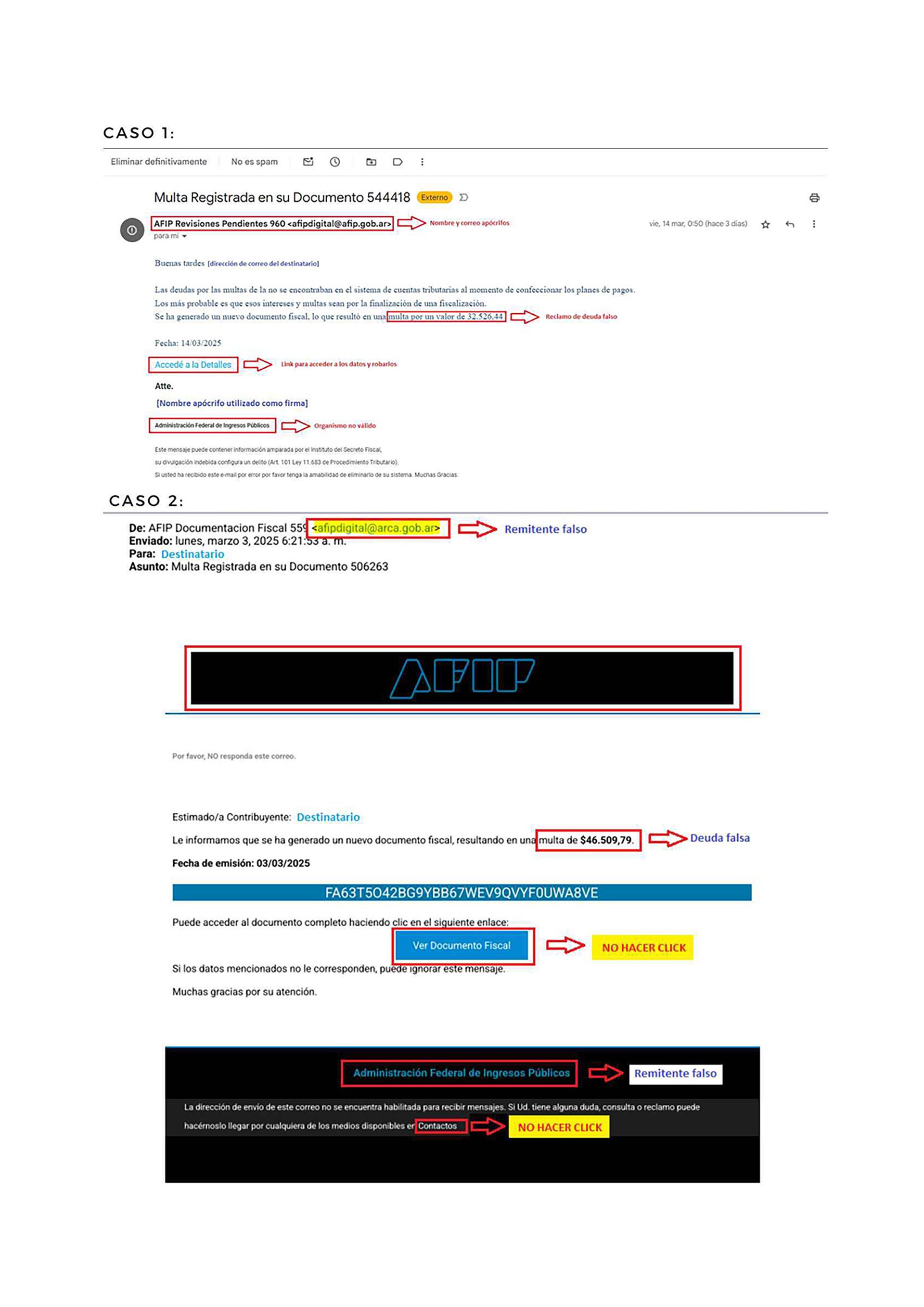 Masiva campaña de estafas online: simulan informar multas de la ex AFIP  para robar datos a contribuyentes - Infobae