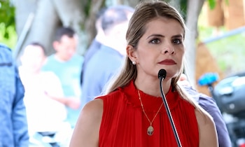 Laura Fernández defendió sus declaraciones sobre un supuesto “golpe de Estado institucional” contra la institucionalidad costarricense. Crédito: Casa Presidencial