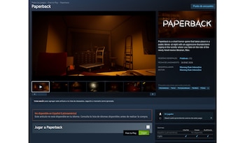 El juego presenta una breve