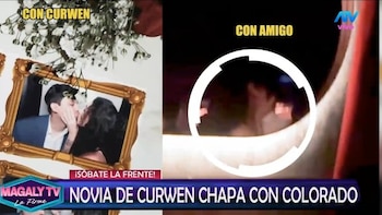 Carla Campos, pareja de Curwen, y el video en que fue captada bailando muy cerca de otro hombre en una discoteca: ¿se besaron?