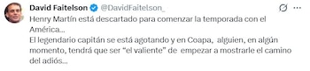 El polémico mensaje de Faitelson