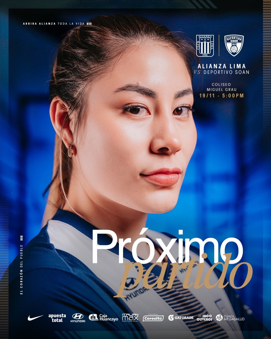 Alianza Lima x Deportivo Soan cronograma pela Liga Peruana de Voleibol 2025/26