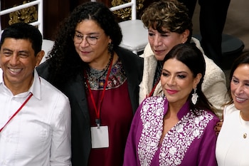 Lenia Batres faltó a la sesión de la Corte y acudió al informe de Brugada.