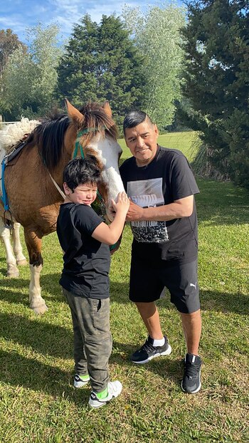 El entrenador, Dieguito Fernando y