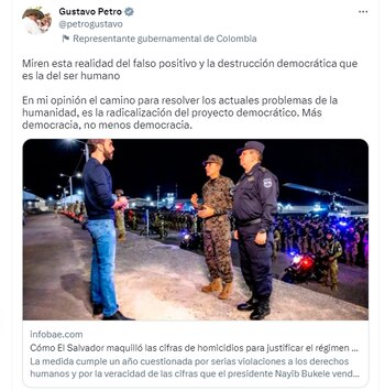 El presidente de Colombia volvió