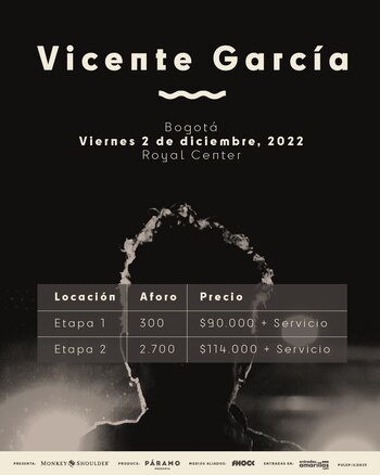 El Teatro Royal Center recibirá la primera presentación del dominicano en nuestro país desde 2019