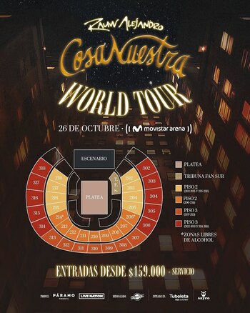 Rauw Alejandro anunció los