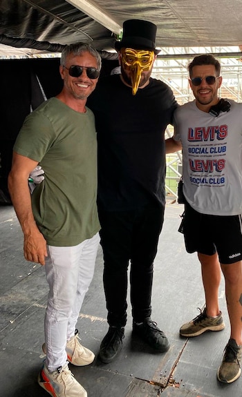 Los productores del evento Fernando