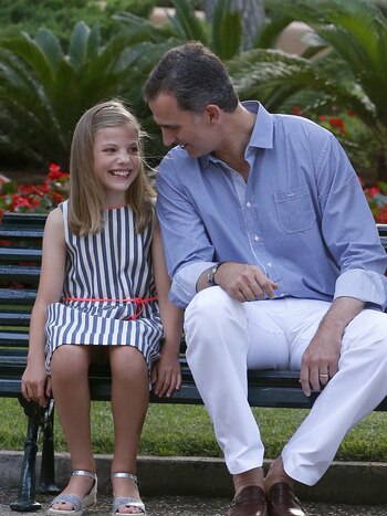 El Rey Felipe VI junto