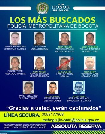 Más buscados en Bogotá /