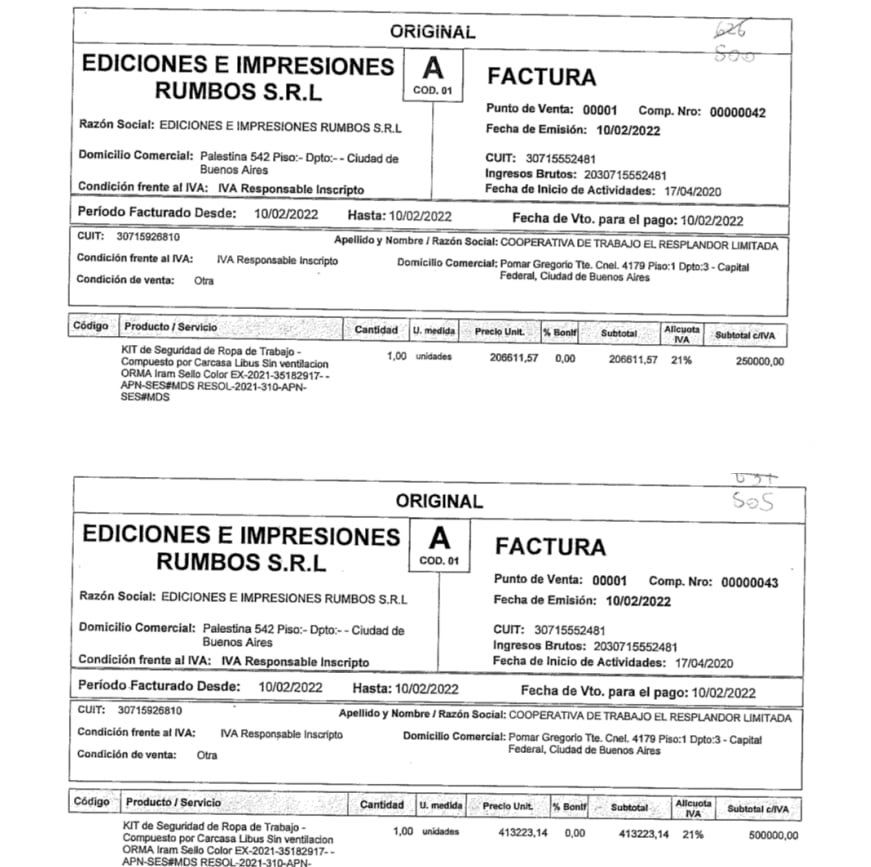 La justicia investiga el supuesto desvio de fondos públicos a través de facturas apócrifas