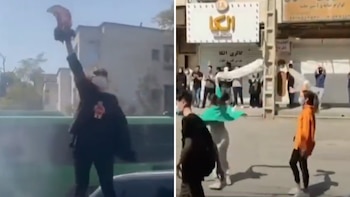 Mujeres iraníes se convirtieron en