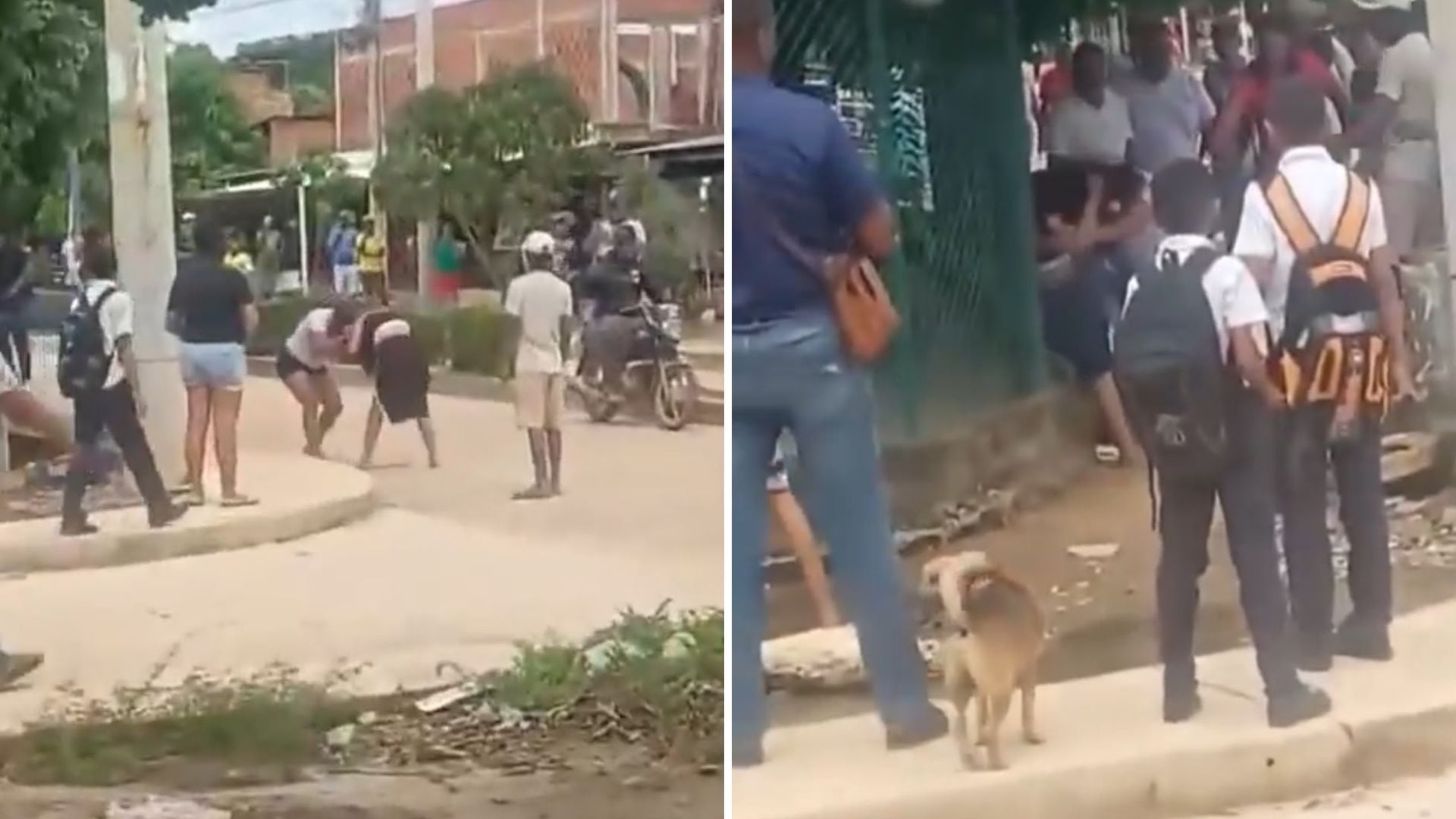 En video: Encuentra a su esposo matriculando a sus tres hijastros junto a su amante en un colegio en Atlántico
