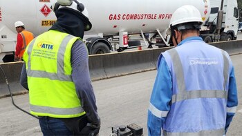 Accidente en Panamericana Sur: camión