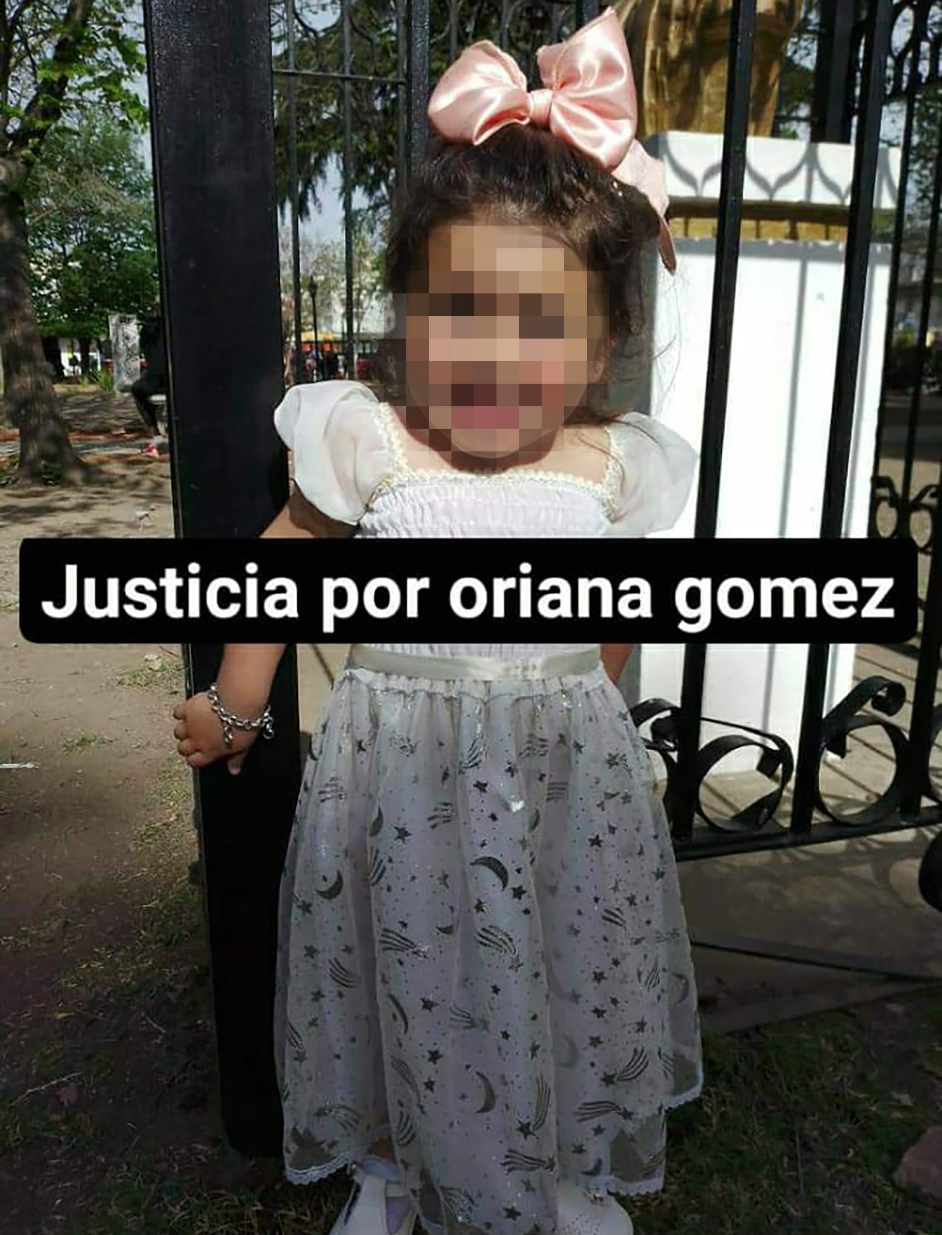 La víctima se encontraba en brazos de su padre al momento del asesinato (Facebook)
