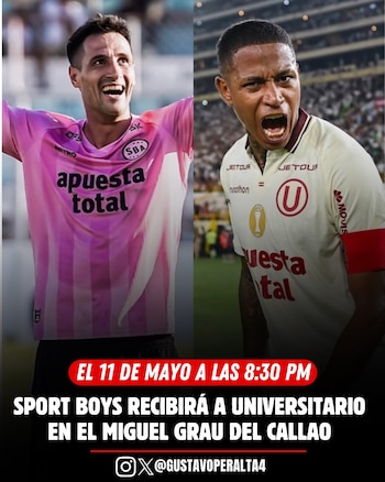 Sport Boys recibirá a Universitario en el Estadio Miguel Grau del Callao. Crédito: X Gustavo Peralta.