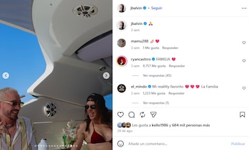 Antes del anuncio oficial, Valentina Ferrer y J Balvin habían compartido en redes sociales imágenes de un viaje familiar junto a su hijo Río - crédito @jbalvin/Instagram