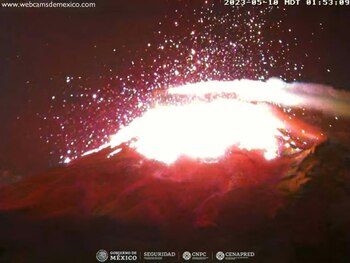 Debido a la reciente actividad