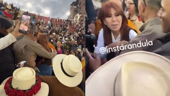 Magaly Medina vivió momento incómodo en Cajamarca: “Alguien me lanzó cerveza”