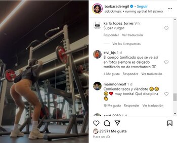 La publicación de Bárbara de