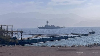 Un destructor de misiles de