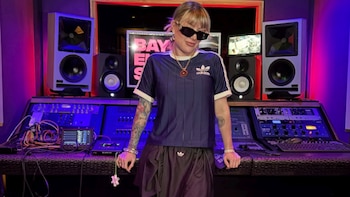 Leslie Shaw muestra su destreza