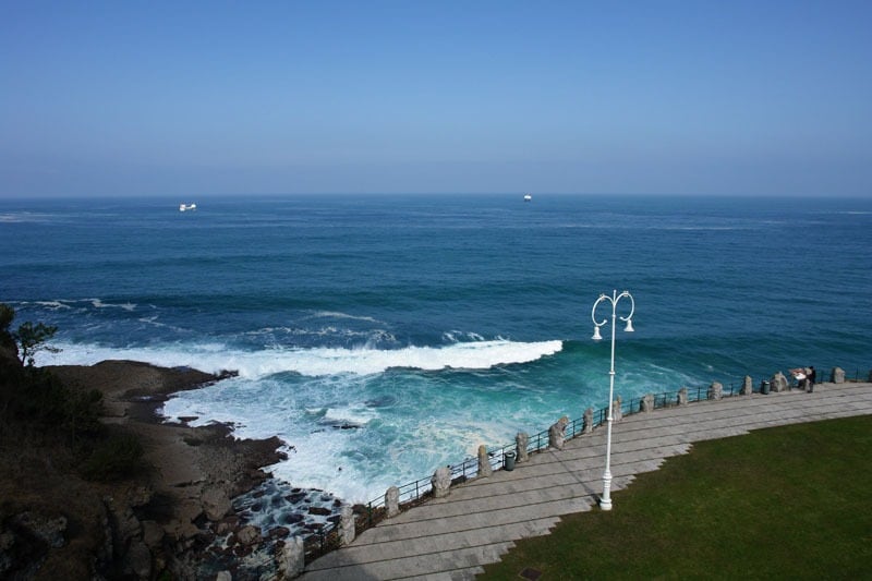 Vistas desde el Palacio de la Magdalena, Santander (Palacio de la Magdalena).