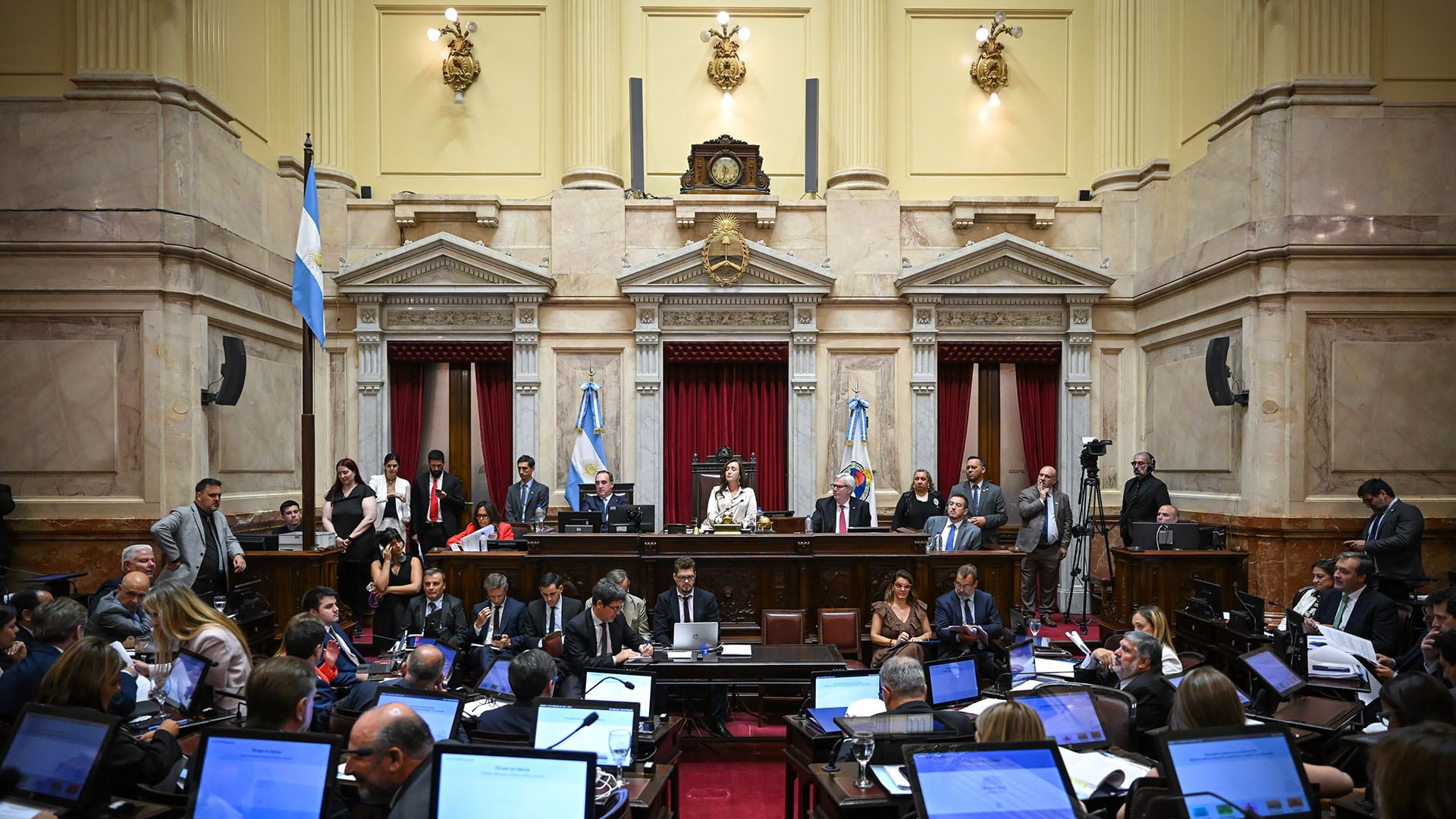 El pleno de la Cámara alta volverá a reunirse en el recinto desde las 14 (Prensa Senado)