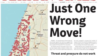 Un periódico iraní reveló los