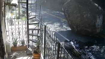 En video: Hombre se salvó