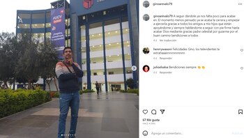 Gino Arévalo se encuentra feliz