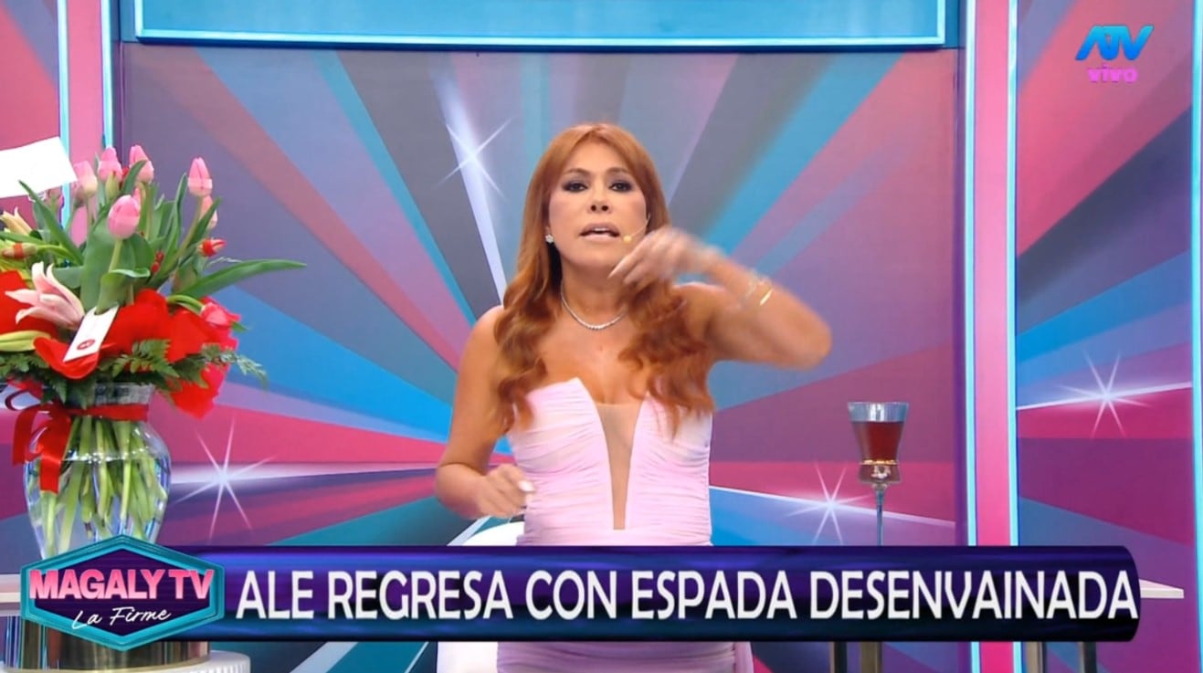 Magaly Medina explota contra Alejandra Baigorria: “No sabe cómo tomar una decisión”. Captura: Magaly TV La Firme.