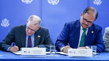Ecuador y Estados Unidos firmaron un acuerdo para reforzar el control de las fronteras