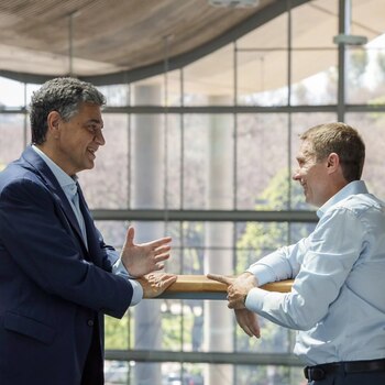 Jorge Macri y Gabino Tapia