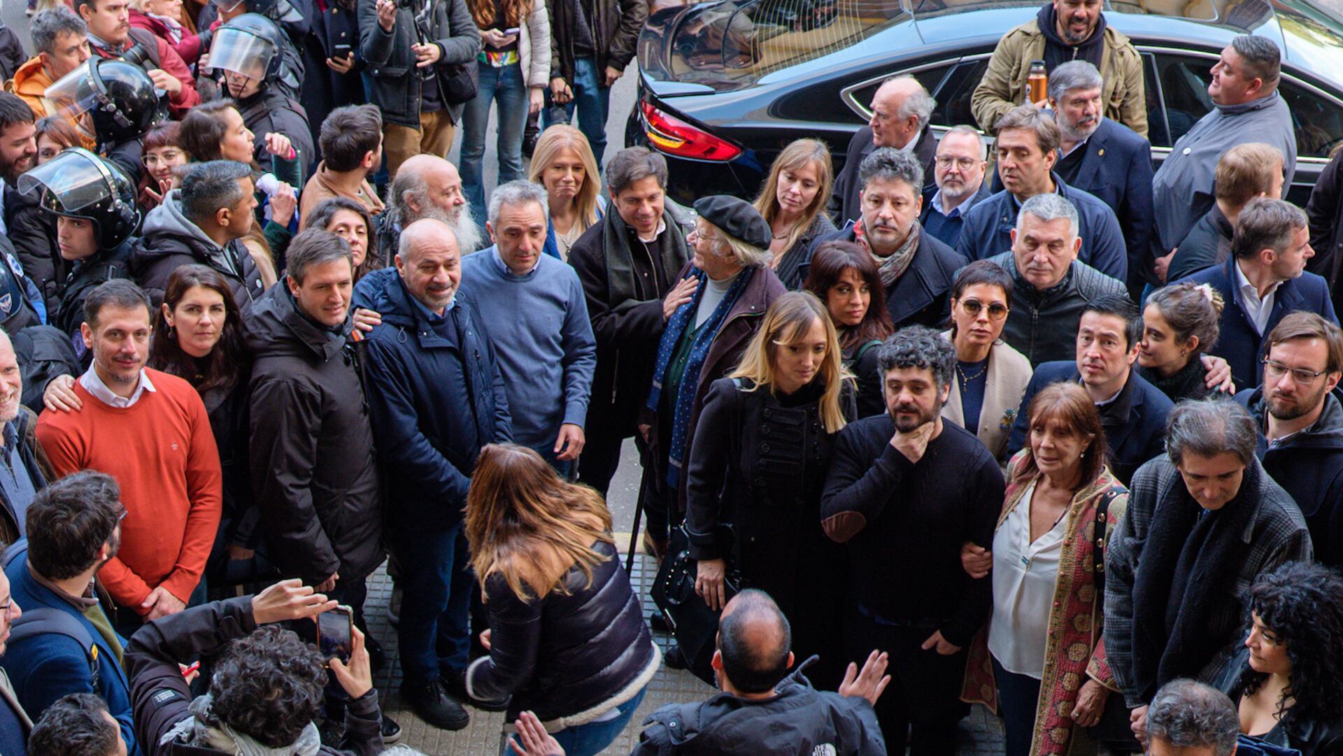 La última mvez que CFK se presentó en Comodoro Py el kirchnerimso nbo se había fracturado (Adrián Escándar)