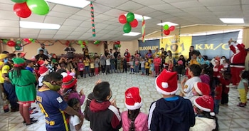 Uno de los agasajos navideños