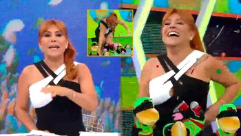 Magaly Medina sufre aparatosa caída