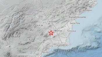 Un terremoto de 3,9 grados con epicentro en Librilla se deja sentir en parte de la Región de Murcia
