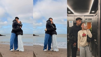 La escapada romántica de Indiana Cubero y su novio Thiago Silvero a Mar del Plata: complicidad y besos cerca del mar