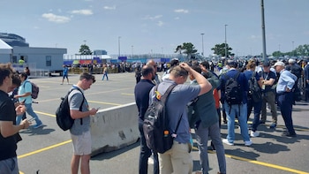 Las inmediaciones del MetLife Stadium a más de 4 horas para la final del Mundial