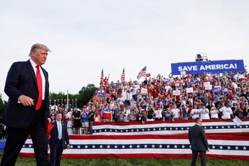 El ex presidente de Estados Unidos, Donald Trump