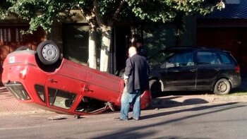El auto del ex intendente