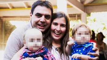 Tenían dos hijos de 6