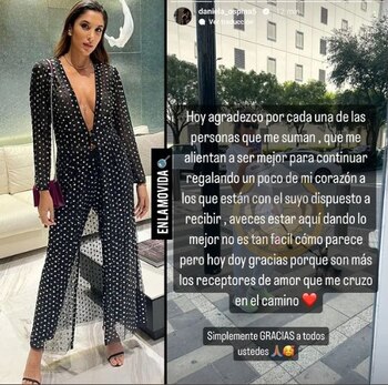 Daniela Ospina agradeció a sus