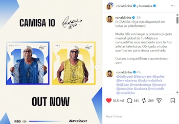 (Instagram / @ronaldinho)