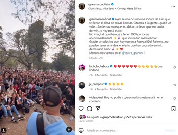 Gian Marco ofreció concierto gratuito