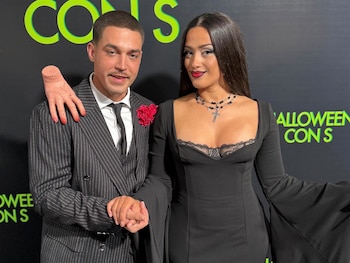 30/10/2026 St. Pedro y Chanel Terrero en la fiesta 'Halloween con S' caracterizados como Morticia y Gómez Adams
EUROPA ESPAÑA SOCIEDAD