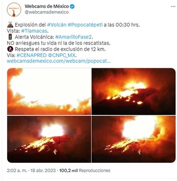 (Twitter Webcams de México)